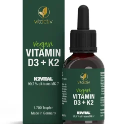 Vitactiv - VITAMIN D3 + K2 TROPFEN> Discount