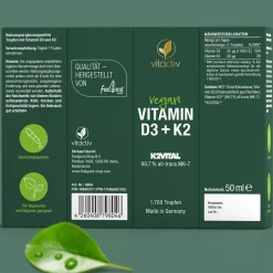 Vitactiv - VITAMIN D3 + K2 TROPFEN> Discount