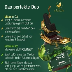 Vitactiv - VITAMIN D3 + K2 TROPFEN><noscript><img width=
