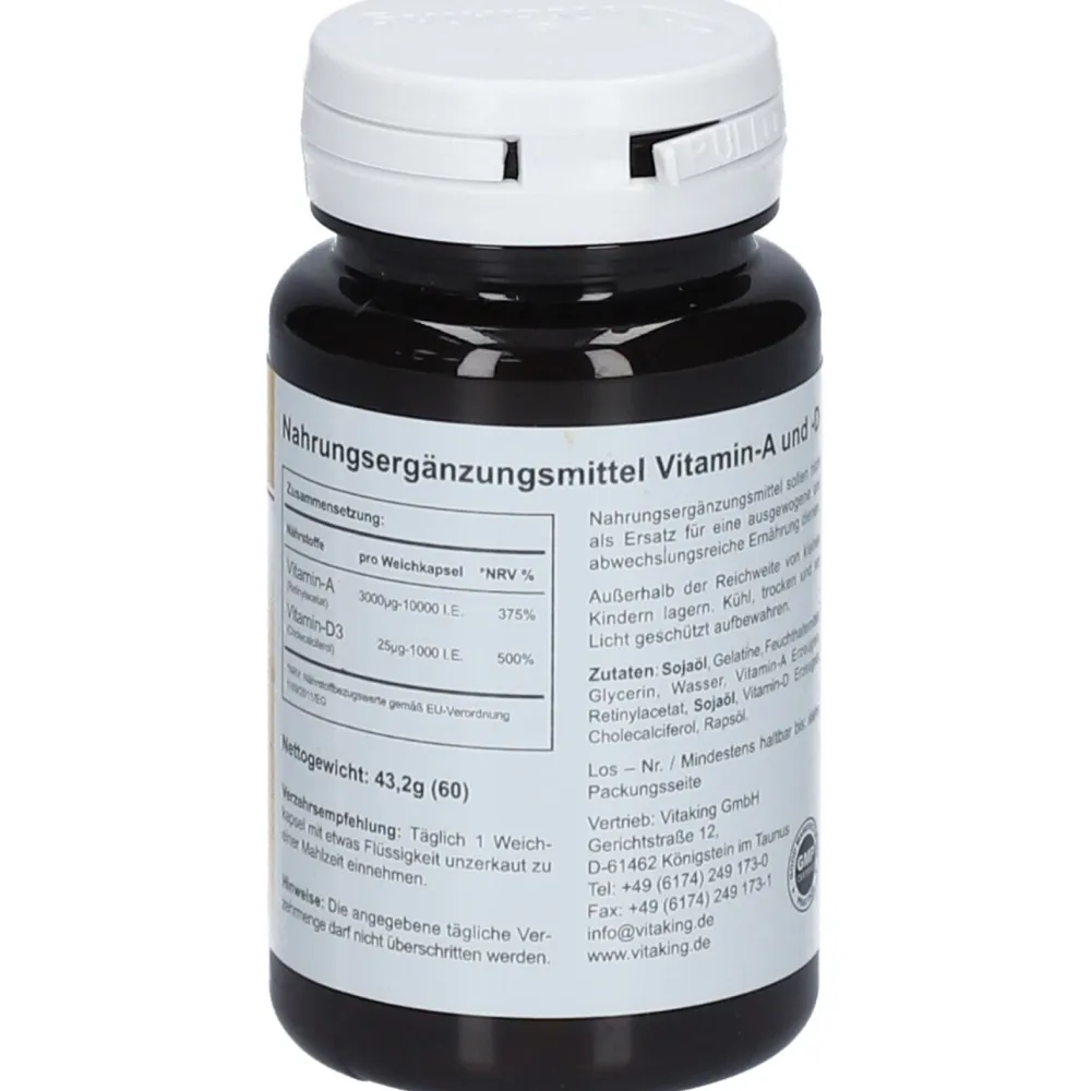 vitaking VITAMIN A&D 10.000/1.000 I.E.| Online