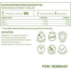 Vitality Nutritionals Eisen Bisglycinat Chelat| Sale