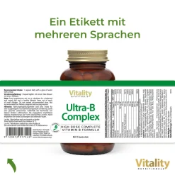 Vitality Nutritionals Ultra-B-Komplex| Outlet