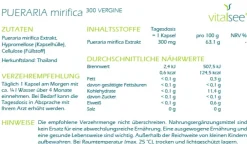 Vitalsee PUERARIA mirifica 300 vergine Extrakt> New
