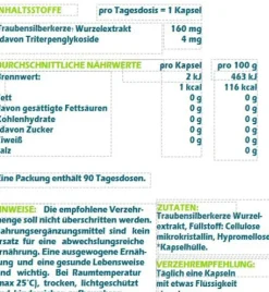 Vitalsee TRAUBENSILBERKERZE 160| Hot