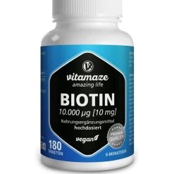 Biotin 10 mg hochdosiert|vitamaze Discount