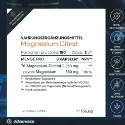 Magnesiumcitrat 360 mg|vitamaze Sale