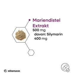 MARIENDISTEL 500 mg Extrakt hochdosiert|vitamaze Best