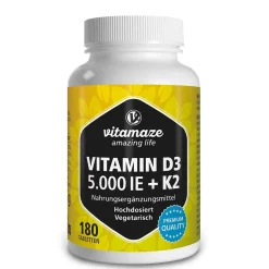 ® Vitamin D3 5.000 I.E. + K2|vitamaze Discount
