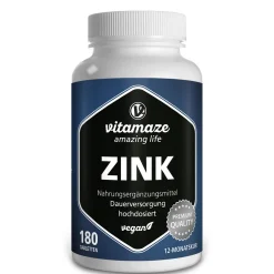 ZINK 25 mg hochdosiert vegan>vitamaze