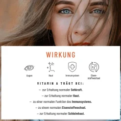 Vitamin A 1700 Tropfen Augenvitamine hochdosiert Vegan Retinol 50 ml Augenweide ®><noscript><img width=