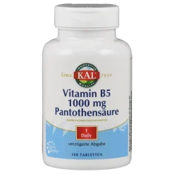 Vitamin B5 1000 mg Pantothensäure| Clearance