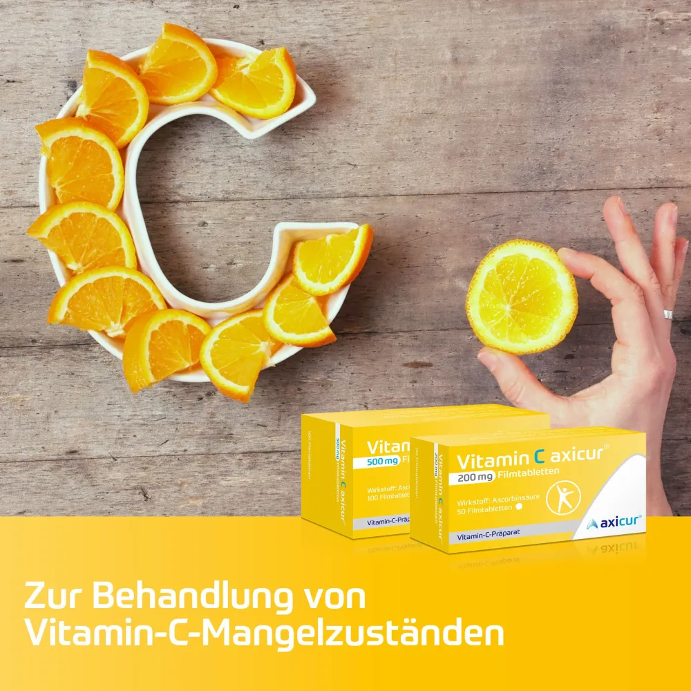 Vitamin C axicur® 500 mg> Hot