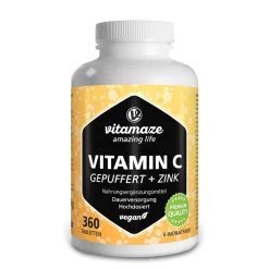 VITAMIN C gepuffert + Zink|vitamaze New