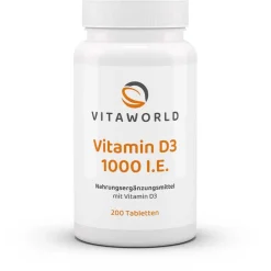 Vitamin D3 1000 I.E.> New
