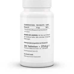 Vitamin D3 1000 I.E.> New