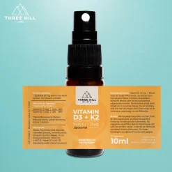 Vitamin D3 K2 liposomal Spray - Sonnenvitamin - Three Hill Labs| Outlet