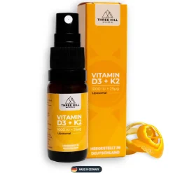Vitamin D3 K2 liposomal Spray - Sonnenvitamin - Three Hill Labs| Outlet