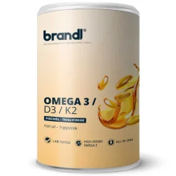 Vitamin D3 K2 & Omega 3 Premium | Made in Germany | Fischöl aus der EU | 240 Kapseln>brandl Discount