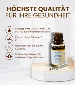 Vitamin D3 K2 Tropfen – 1.000 I.E. | MCT-Öl | 10 ml><noscript><img width=