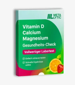 Vitamin D Test, Calcium Test & Magnesium Test (vollwertiger Labortest)| New