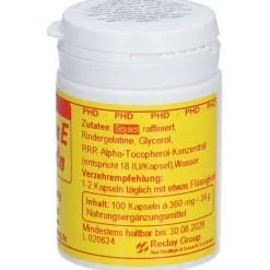 Vitamin E Kapseln|PHD Clearance