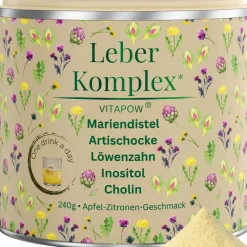 Vitapow Leber Komplex - Mariendistel, Artischocke, Löwenzahn, Cholin, Inositol| New