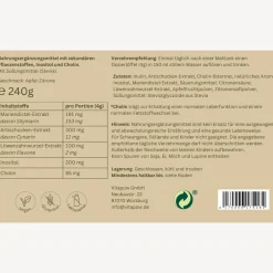 Vitapow Leber Komplex - Mariendistel, Artischocke, Löwenzahn, Cholin, Inositol| New