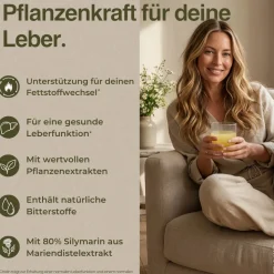 Vitapow Leber Komplex - Mariendistel, Artischocke, Löwenzahn, Cholin, Inositol| New