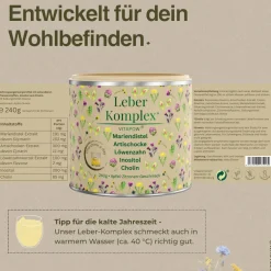 Vitapow Leber Komplex - Mariendistel, Artischocke, Löwenzahn, Cholin, Inositol| New