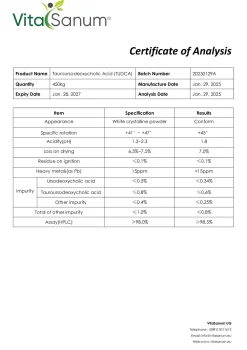 ® - TUDCA  (Tauroursodeoxycholic Acid)|VitaSanum Best