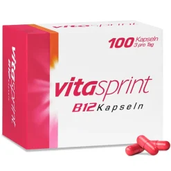B12 Kapseln, 100 St. mit Vitamin B12 für mehr Energie|vitasprint Best