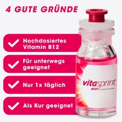 B12 Trinkfläschchen, mit Vitamin B12 für mehr Energie - Jetzt 20% mit dem Code Vitamine20 sparen*><noscript><img width=