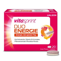 Duo Energie 2-Phasen-Tablette - Vitamin B-Komplex hochdosiert - Jetzt 20% mit dem Code Vitamine20 sparen*|vitasprint New