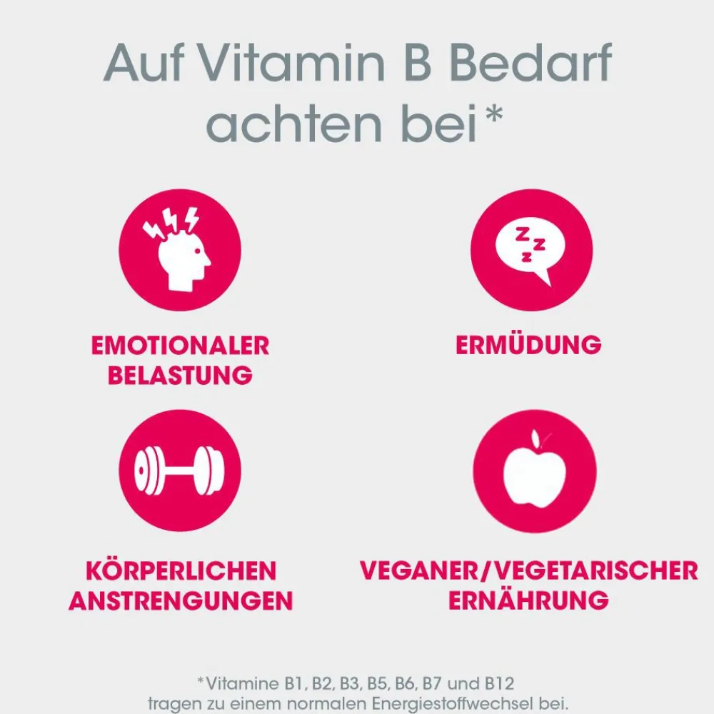 Duo Energie 2-Phasen-Tablette - Vitamin B-Komplex hochdosiert - Jetzt 20% mit dem Code Vitamine20 sparen*|vitasprint New