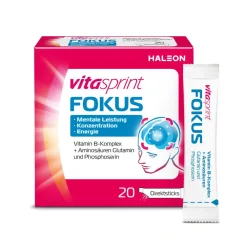 Fokus Direktsticks – Vitamin B5 für mentale Leistungsfähigkeit - Jetzt 20% mit dem Code Vitamine20 sparen*|vitasprint Online