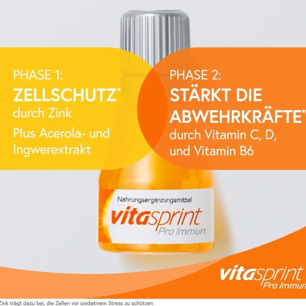Pro Immun, Nahrungsergänzungsmittel mit Vitamin D, Vitamin C, 24 St.|vitasprint New