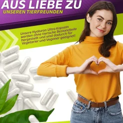 Hyaluronsäure Ultra Kapseln 650mg|Vita2You Outlet
