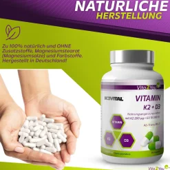 Vitamin K2+D3 Kapseln 10.000 IE + K2 200μg K2VITAL><noscript><img width=