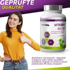 Vitamin K2+D3 Kapseln 10.000 IE + K2 200μg K2VITAL><noscript><img width=