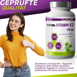 Vitamin K2 100µg Kapseln - all trans|Vita2You Online