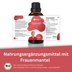 vitelly Frauenmantel Tropfen – pflanzlicher 5:1-Extrakt aus Frauenmantel (Alchemilla vulgaris)| Discount