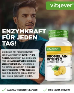 Bromelain Intenso (2000 F.I.P)|vit4ever Discount