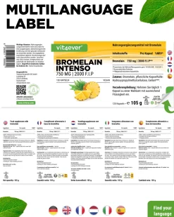 Bromelain Intenso (2000 F.I.P)|vit4ever Discount