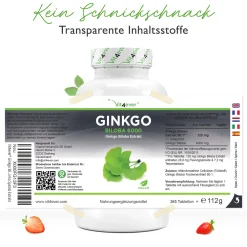 Ginkgo Biloba 6000 mg><noscript><img width=