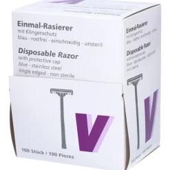Vivomed Rasierer blau einschneidig Typ V>