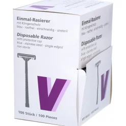 Vivomed Rasierer blau einschneidig Typ V>