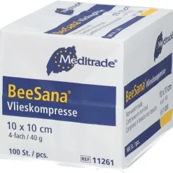 Vlieskompressen 4 fach 10 x 10 cm unsteril> Hot