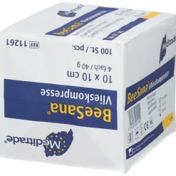 Vlieskompressen 4 fach 10 x 10 cm unsteril><noscript><img width=