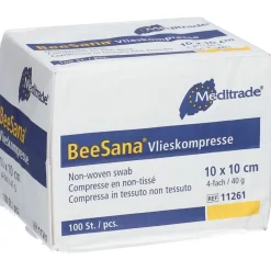 Vlieskompressen 4 fach 10 x 10 cm unsteril><noscript><img width=
