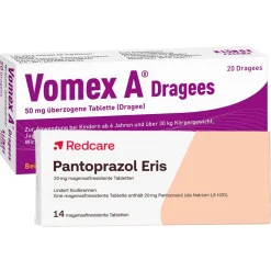 Vomex A® Dragees + Redcare Pantoprazol Eris| Discount